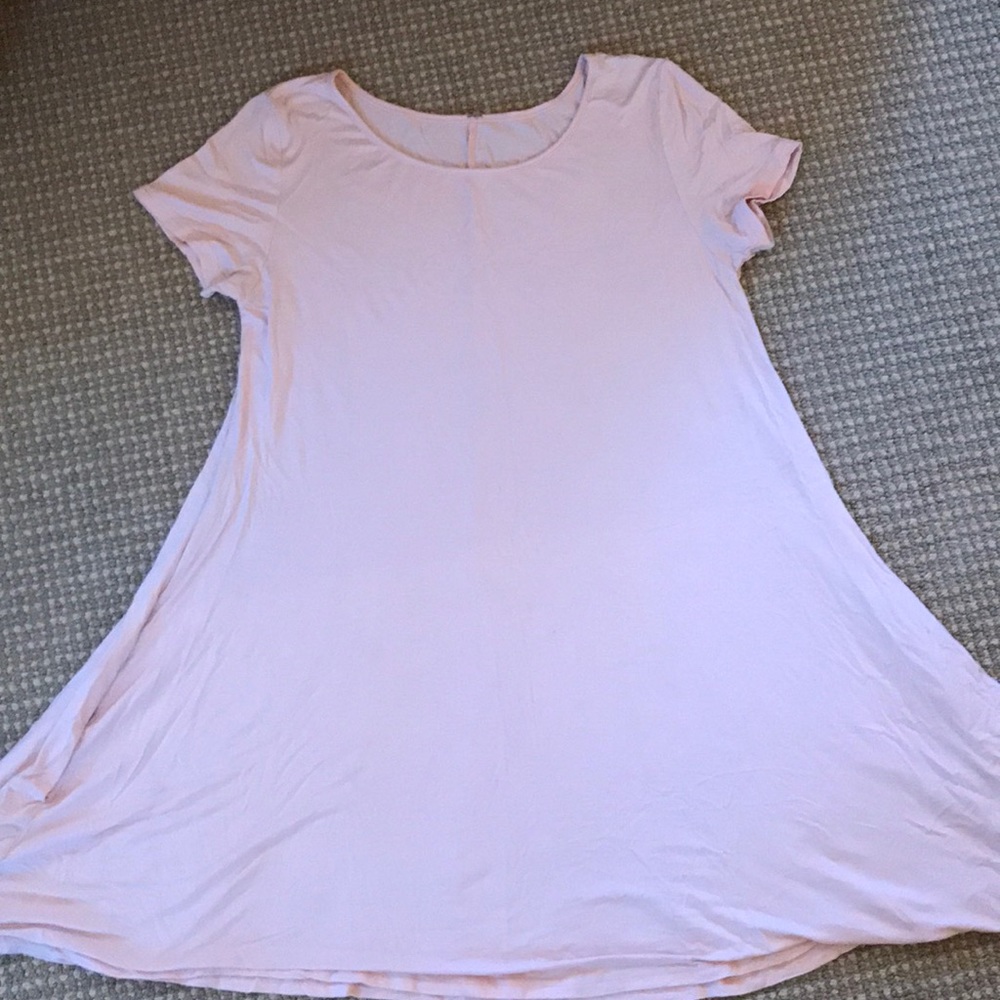 Pale Pink T-shirt dress